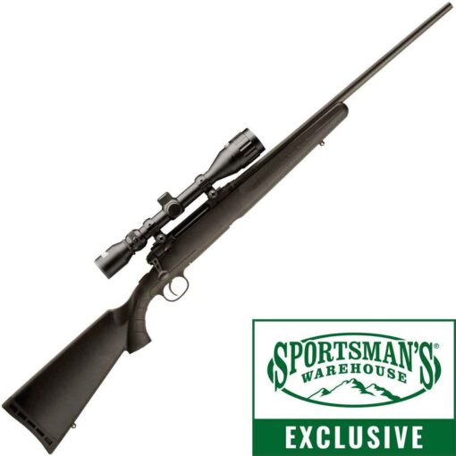 savage axis xp scope combo bushnell 4 12x40mm matte black bolt action rifle 270 winchester 22in 1638404 1